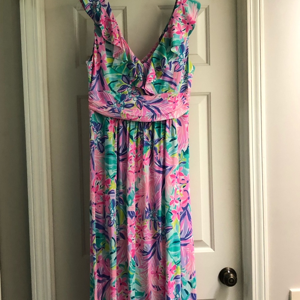 Lilly Pulitzer. New with tags. Maxi dress. Size L
